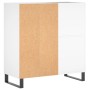 Mueble para discos madera contrachapada blanco 84,5x38x89 cm de vidaXL, Almacenamiento para CD y DVD - Ref: Foro24-831780, Pr...