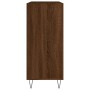 Mueble discos madera contrachapada roble marrón 84,5x38x89 cm de vidaXL, Almacenamiento para CD y DVD - Ref: Foro24-831779, P...