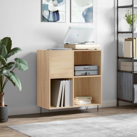 Sonoma oak plywood disc cabinet 84.5x38x89 cm by vidaXL, CD and DVD storage - Ref: Foro24-831775, Price: 78,15 €, Discount: %