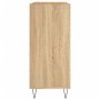 Sonoma oak plywood disc cabinet 84.5x38x89 cm by vidaXL, CD and DVD storage - Ref: Foro24-831775, Price: 86,94 €, Discount: %