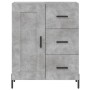 Concrete gray engineered wood sideboard 69.5x34x90 cm by vidaXL, Sideboards - Ref: Foro24-830272, Price: 99,99 €, Discount: %