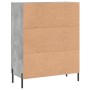 Concrete gray engineered wood sideboard 69.5x34x90 cm by vidaXL, Sideboards - Ref: Foro24-830272, Price: 99,99 €, Discount: %