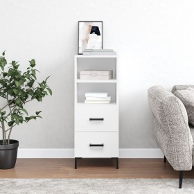 White engineered wood sideboard 34.5x34x90 cm by vidaXL, Sideboards - Ref: Foro24-828668, Price: 67,99 €, Discount: %