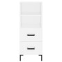 White engineered wood sideboard 34.5x34x90 cm by vidaXL, Sideboards - Ref: Foro24-828668, Price: 67,99 €, Discount: %