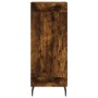 Aparador madera de ingeniería roble ahumado 34,5x34x90 cm de vidaXL, Aparadores - Ref: Foro24-830465, Precio: 63,15 €, Descue...