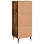 Aparador madera de ingeniería roble ahumado 34,5x34x90 cm de vidaXL, Aparadores - Ref: Foro24-830465, Precio: 63,15 €, Descue...