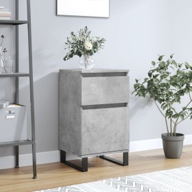 Concrete gray engineered wood sideboard 40x35x70 cm by vidaXL, Sideboards - Ref: Foro24-831172, Price: 43,99 €, Discount: %