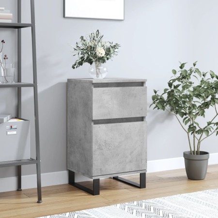 Concrete gray engineered wood sideboard 40x35x70 cm by vidaXL, Sideboards - Ref: Foro24-831172, Price: 43,94 €, Discount: %