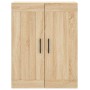 Sonoma oak engineered wood wall cabinet 69.5x34x90 cm by vidaXL, Sideboards - Ref: Foro24-830407, Price: 79,23 €, Discount: %