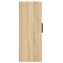 Armario de pared madera ingeniería roble Sonoma 69,5x34x90 cm de vidaXL, Aparadores - Ref: Foro24-830407, Precio: 78,87 €, De...