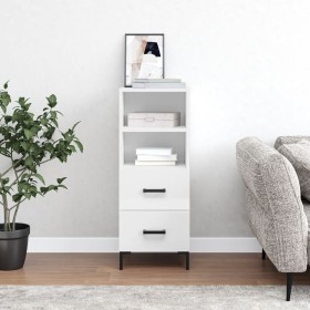 Bright white plywood sideboard 34.5x34x90 cm by vidaXL, Sideboards - Ref: Foro24-828670, Price: 71,99 €, Discount: %