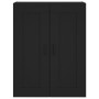 Black engineered wood wall cabinet 69.5x34x90 cm by vidaXL, Sideboards - Ref: Foro24-830397, Price: 83,33 €, Discount: %