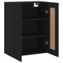 Black engineered wood wall cabinet 69.5x34x90 cm by vidaXL, Sideboards - Ref: Foro24-830397, Price: 83,33 €, Discount: %