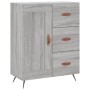 Aparador de madera de ingeniería gris Sonoma 69,5x34x90 cm de vidaXL, Aparadores - Ref: Foro24-830234, Precio: 67,99 €, Descu...