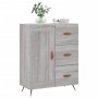 Sonoma gray engineered wood sideboard 69.5x34x90 cm by vidaXL, Sideboards - Ref: Foro24-830234, Price: 67,61 €, Discount: %