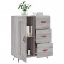 Aparador de madera de ingeniería gris Sonoma 69,5x34x90 cm de vidaXL, Aparadores - Ref: Foro24-830234, Precio: 67,99 €, Descu...