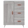 Aparador de madera de ingeniería gris Sonoma 69,5x34x90 cm de vidaXL, Aparadores - Ref: Foro24-830234, Precio: 67,99 €, Descu...