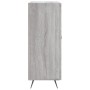 Aparador de madera de ingeniería gris Sonoma 69,5x34x90 cm de vidaXL, Aparadores - Ref: Foro24-830234, Precio: 67,99 €, Descu...