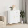 Glossy white plywood sideboard 69.5x34x90 cm by vidaXL, Sideboards - Ref: Foro24-830238, Price: 79,82 €, Discount: %