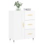 Glossy white plywood sideboard 69.5x34x90 cm by vidaXL, Sideboards - Ref: Foro24-830238, Price: 79,82 €, Discount: %