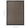 Alfombra de exterior de tejido plano marrón oscuro 120x170 cm de vidaXL, Alfombras - Ref: Foro24-340844, Precio: 37,56 €, Des...