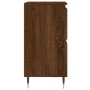 Aparador madera contrachapada marrón roble 60x35x70 cm de vidaXL, Aparadores - Ref: Foro24-831211, Precio: 69,08 €, Descuento: %