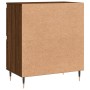 Aparador madera contrachapada marrón roble 60x35x70 cm de vidaXL, Aparadores - Ref: Foro24-831211, Precio: 69,08 €, Descuento: %