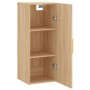 Armario de pared roble Sonoma 34,5x34x90 cm de vidaXL, Aparadores - Ref: Foro24-828847, Precio: 47,66 €, Descuento: %