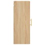 Armario de pared roble Sonoma 34,5x34x90 cm de vidaXL, Aparadores - Ref: Foro24-828847, Precio: 47,66 €, Descuento: %