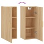 Armario de pared roble Sonoma 34,5x34x90 cm de vidaXL, Aparadores - Ref: Foro24-828847, Precio: 47,66 €, Descuento: %