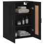 Black engineered wood wall cabinet 69.5x34x90 cm by vidaXL, Sideboards - Ref: Foro24-830381, Price: 66,67 €, Discount: %