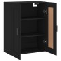 Black engineered wood wall cabinet 69.5x34x90 cm by vidaXL, Sideboards - Ref: Foro24-830381, Price: 66,67 €, Discount: %