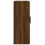 Armario de pared madera ingeniería roble marrón 69,5x34x90 cm de vidaXL, Aparadores - Ref: Foro24-830411, Precio: 63,78 €, De...