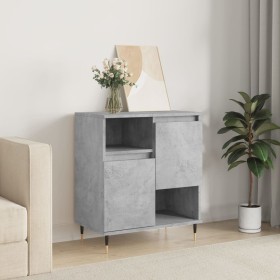 Concrete gray plywood sideboard 60x35x70 cm by vidaXL, Sideboards - Ref: Foro24-831184, Price: 57,67 €, Discount: %