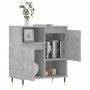 Aparador de madera contrachapada gris hormigón 60x35x70 cm de vidaXL, Aparadores - Ref: Foro24-831184, Precio: 57,96 €, Descu...