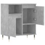 Aparador de madera contrachapada gris hormigón 60x35x70 cm de vidaXL, Aparadores - Ref: Foro24-831184, Precio: 57,96 €, Descu...