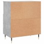 Aparador de madera contrachapada gris hormigón 60x35x70 cm de vidaXL, Aparadores - Ref: Foro24-831184, Precio: 57,96 €, Descu...