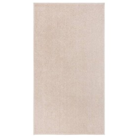 Alfombra de pelo corto beige oscuro 80x150 cm de vidaXL, Alfombras - Ref: Foro24-340337, Precio: 30,99 €, Descuento: %