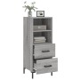 Sonoma gray engineered wood sideboard 34.5x34x90 cm by vidaXL, Sideboards - Ref: Foro24-828674, Price: 66,94 €, Discount: %