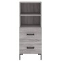 Aparador madera de ingeniería gris Sonoma 34,5x34x90 cm de vidaXL, Aparadores - Ref: Foro24-828674, Precio: 66,94 €, Descuent...