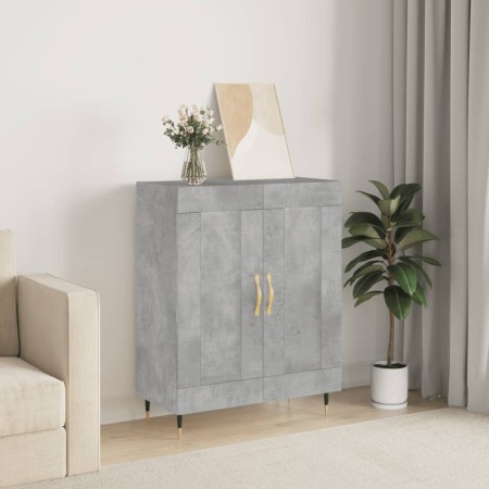 Concrete gray engineered wood sideboard 69.5x34x90 cm by vidaXL, Sideboards - Ref: Foro24-830176, Price: 73,01 €, Discount: %