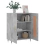 Aparador de madera de ingeniería gris hormigón 69,5x34x90 cm de vidaXL, Aparadores - Ref: Foro24-830176, Precio: 73,01 €, Des...