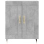 Aparador de madera de ingeniería gris hormigón 69,5x34x90 cm de vidaXL, Aparadores - Ref: Foro24-830176, Precio: 73,01 €, Des...