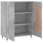 Aparador de madera de ingeniería gris hormigón 69,5x34x90 cm de vidaXL, Aparadores - Ref: Foro24-830176, Precio: 73,01 €, Des...