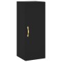 Black wall cabinet 34.5x34x90 cm by vidaXL, Sideboards - Ref: Foro24-828837, Price: 45,96 €, Discount: %