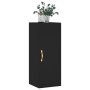 Black wall cabinet 34.5x34x90 cm by vidaXL, Sideboards - Ref: Foro24-828837, Price: 45,96 €, Discount: %