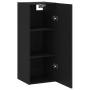 Black wall cabinet 34.5x34x90 cm by vidaXL, Sideboards - Ref: Foro24-828837, Price: 45,96 €, Discount: %