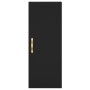 Black wall cabinet 34.5x34x90 cm by vidaXL, Sideboards - Ref: Foro24-828837, Price: 45,96 €, Discount: %