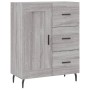 Aparador de madera de ingeniería gris Sonoma 69,5x34x90 cm de vidaXL, Aparadores - Ref: Foro24-830282, Precio: 102,85 €, Desc...