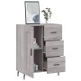 Aparador de madera de ingeniería gris Sonoma 69,5x34x90 cm de vidaXL, Aparadores - Ref: Foro24-830282, Precio: 102,85 €, Desc...